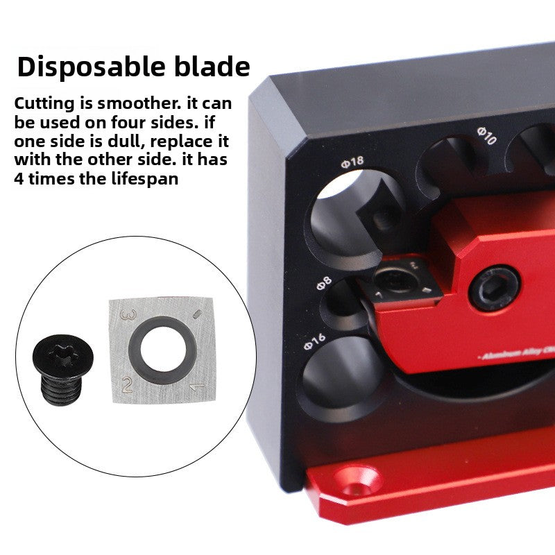 8-hole Adjustable Wooden Rod/dove, Rectangular Strip To Round Strip, Electric Drill Rounding Tool(Includes Wrench, Screwdriver, and Mounting Screws)