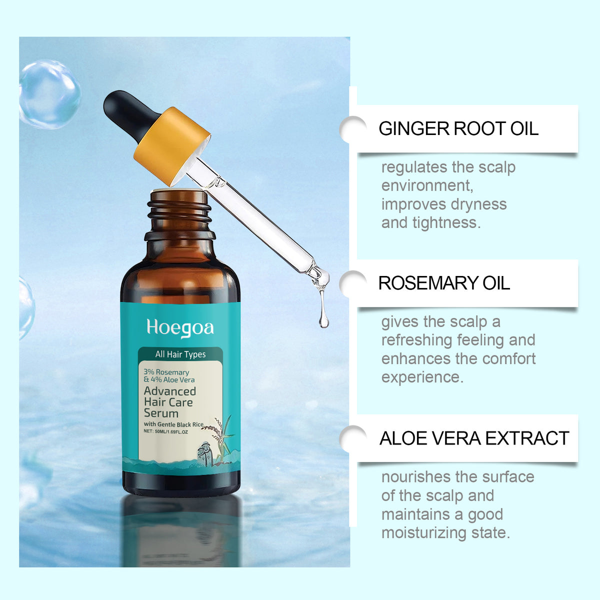 HOEGOA Men's Deep Nourishing Hair Follicle Scalp Care Essence