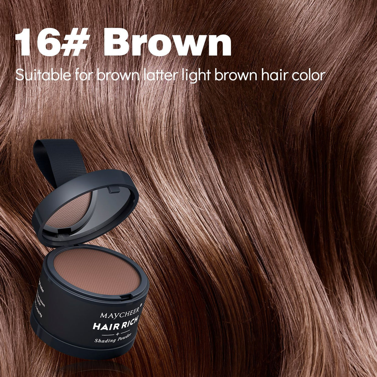 MAYCHEER Contouring & Highlighting Makeup - Forehead Contouring, Sweatproof, Water-resistant, Hairline Powder