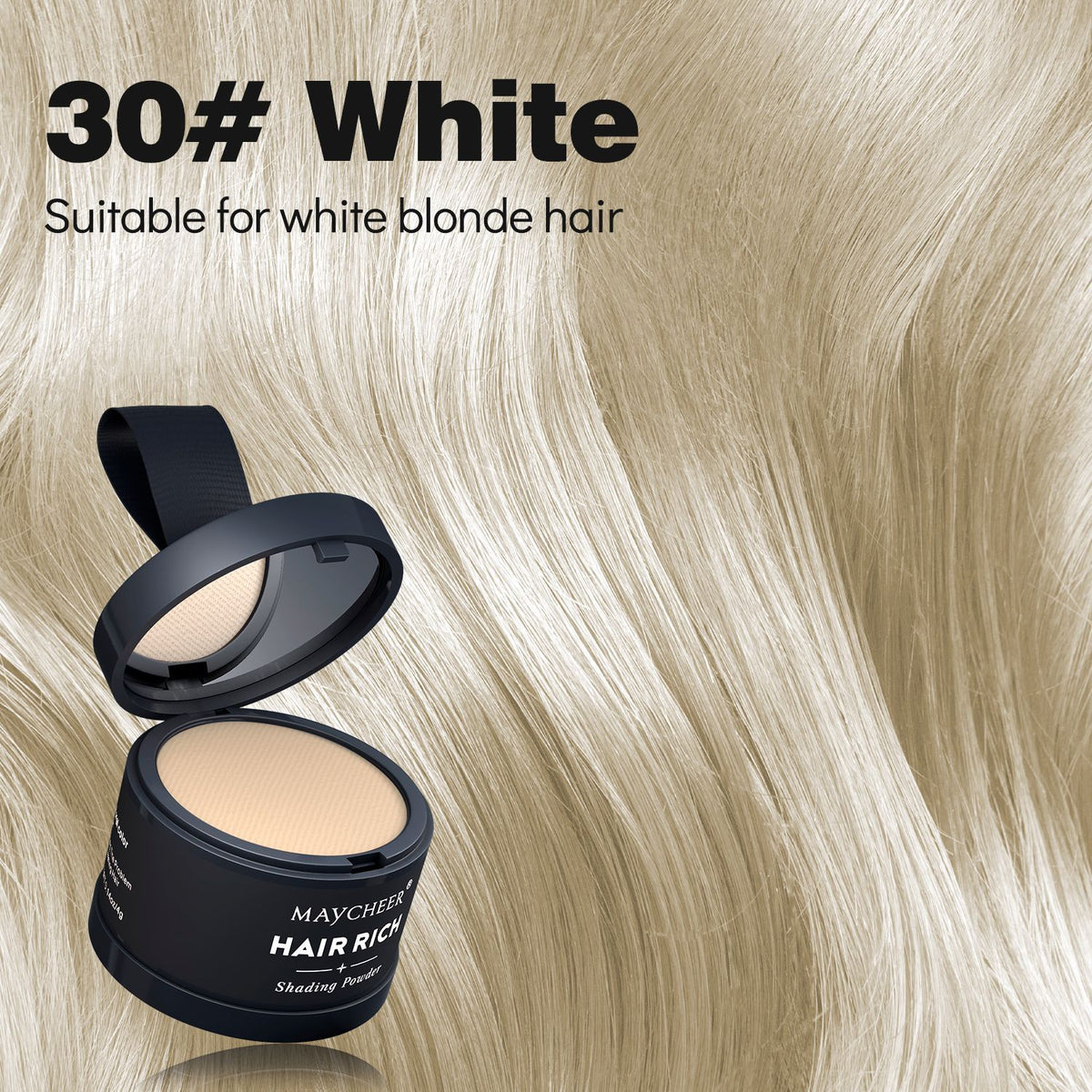MAYCHEER Contouring & Highlighting Makeup - Forehead Contouring, Sweatproof, Water-resistant, Hairline Powder