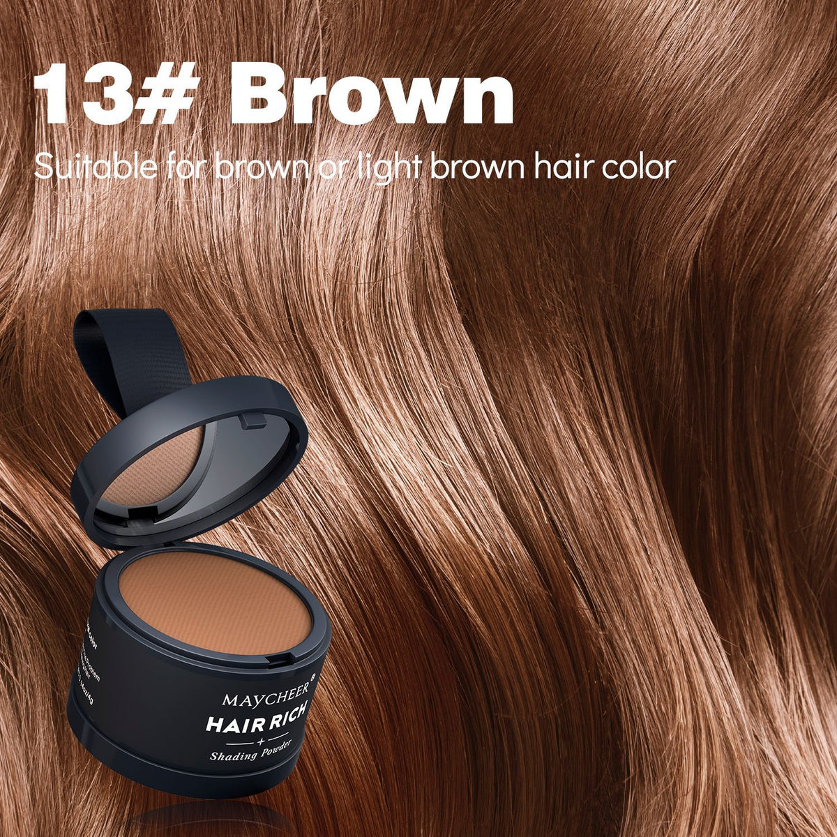 MAYCHEER Contouring & Highlighting Makeup - Forehead Contouring, Sweatproof, Water-resistant, Hairline Powder