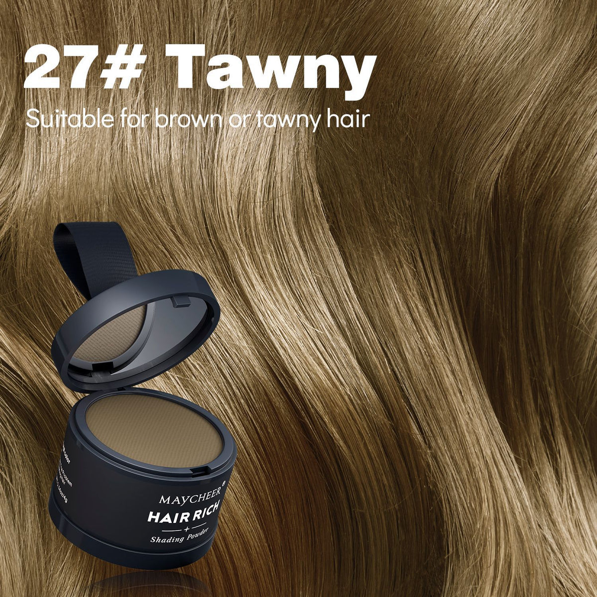 MAYCHEER Contouring & Highlighting Makeup - Forehead Contouring, Sweatproof, Water-resistant, Hairline Powder