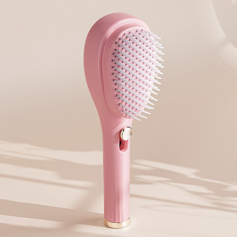 Extendable Comb, Air Cushion Comb, Women's Airbag Comb, Fluffy and Portable Massage Comb, Automatic Cleaning, Smooth Hair Without Tangling
