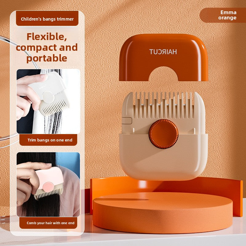 A Multi-functional Comb for Hair Trimming and Shaving, A Portable Two-in-one Household Hair Shaving Comb