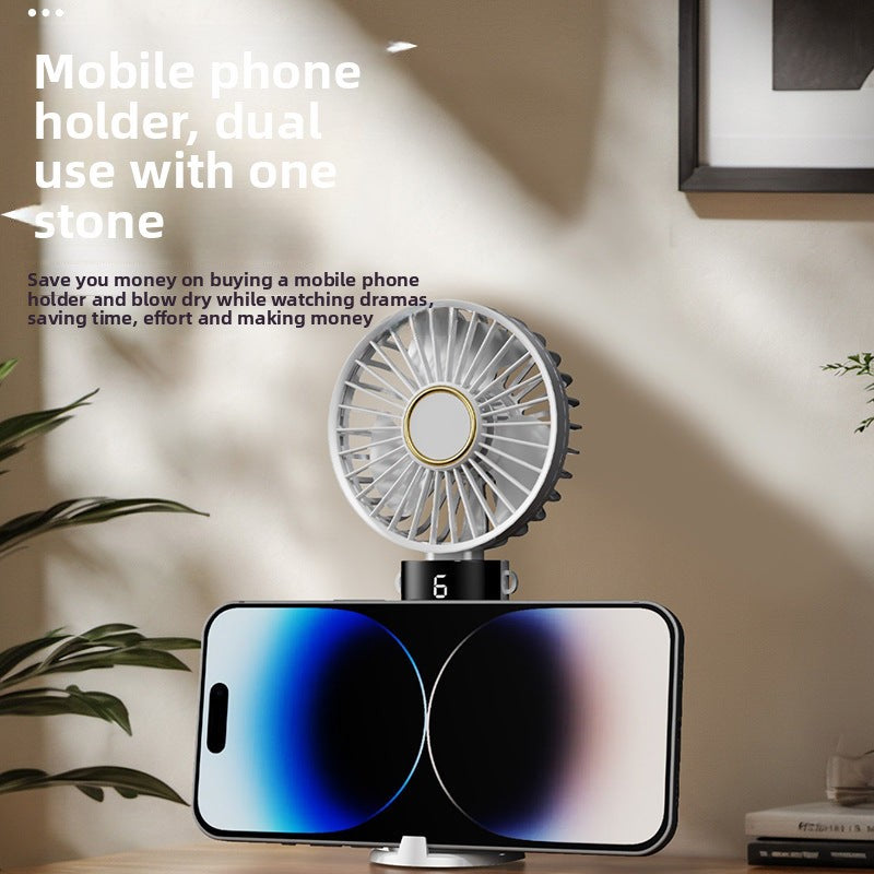 Portable, Silent Mini Desktop Folding Fan with Usb Charging