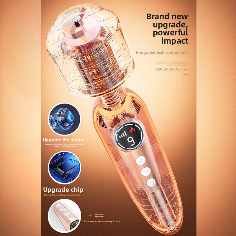 🔥Powerful Vibration! USB-Rechargeable Silicone Vibrator — Relieve Stress and Fatigue