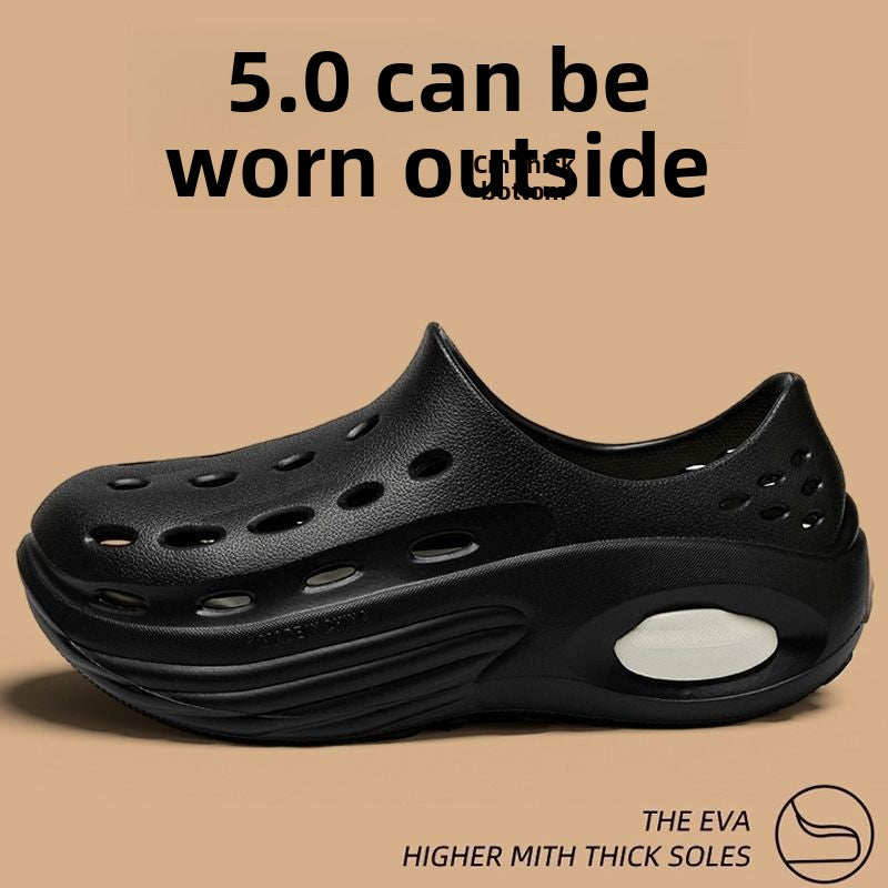Men's Summer Slip-Resistant Thick-Sole Holes Sandals