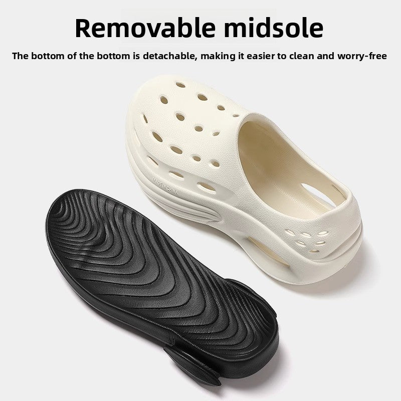 Men's Summer Slip-Resistant Thick-Sole Holes Sandals