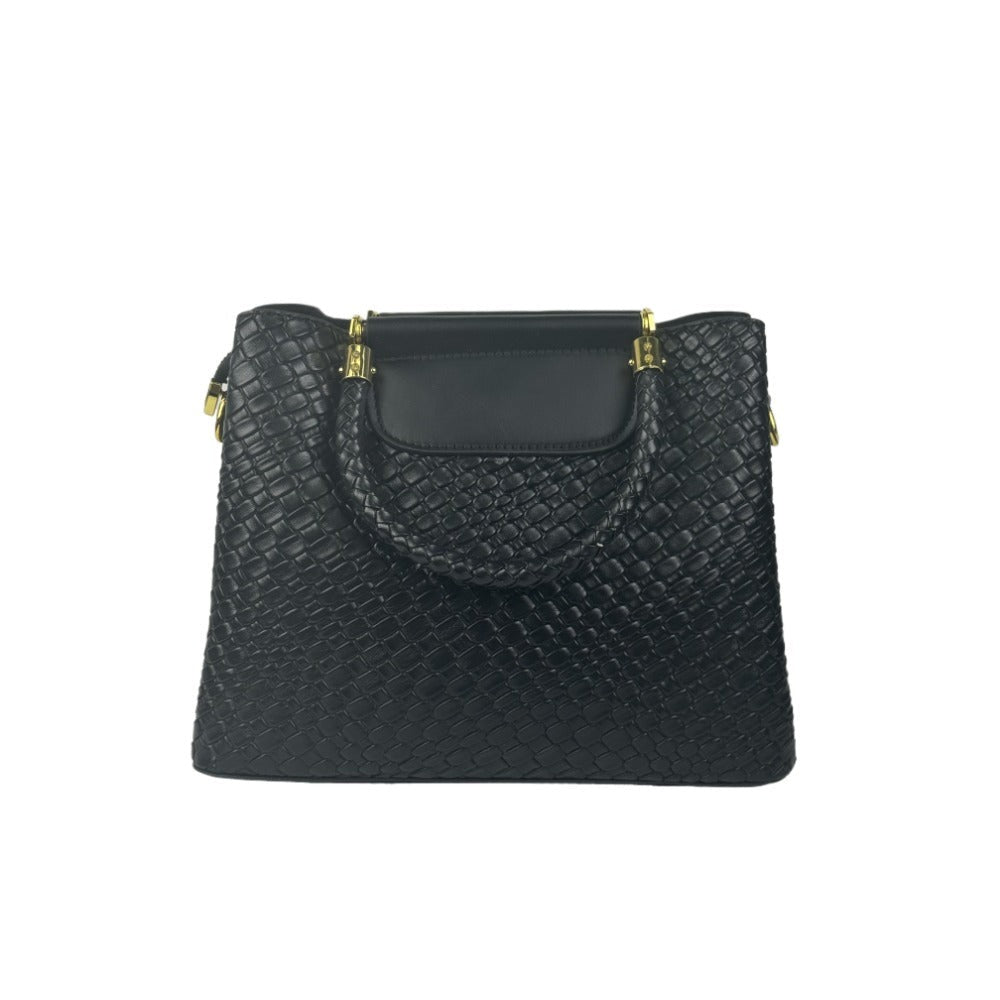 Leaf Chain Matte Leather Bag for Women