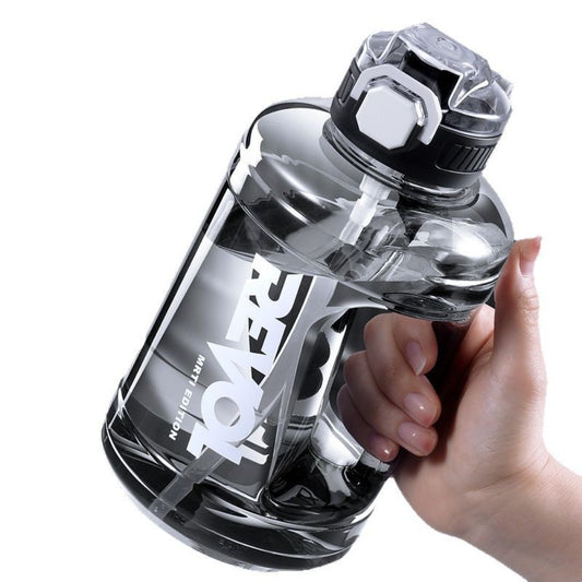 Summer Large Capacity Fitness Running Sports Kettle Food Grade High Temperature Resistant Plastic Straw Cup