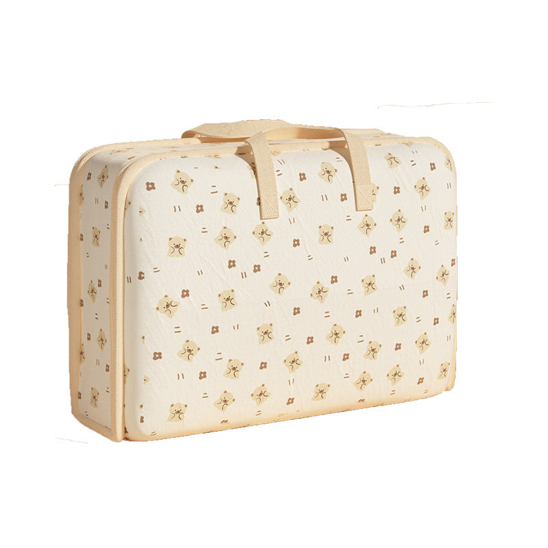 New Cartoon Moving Packing Bags, Large-capacity Fabric Quilt Storage Bags, Household Dust-proof and Moisture-proof Organizing Bags