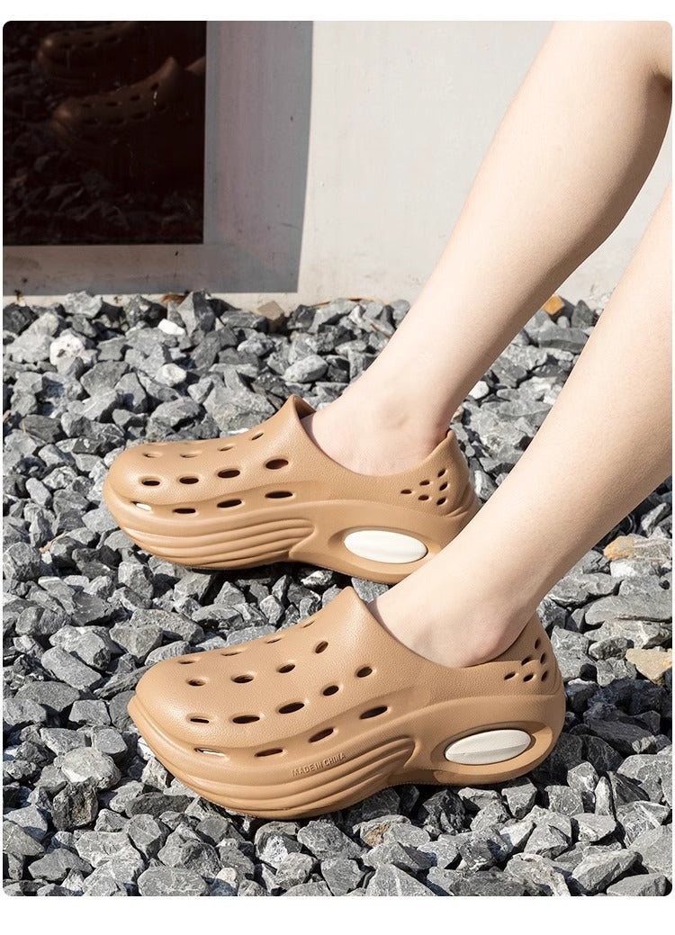 Men's Summer Slip-Resistant Thick-Sole Holes Sandals