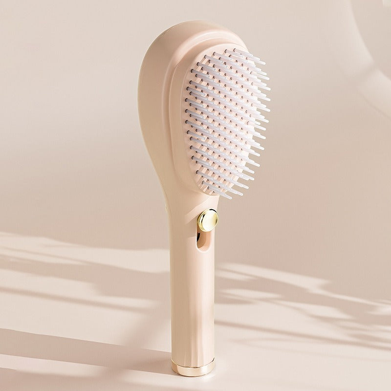Extendable Comb, Air Cushion Comb, Women's Airbag Comb, Fluffy and Portable Massage Comb, Automatic Cleaning, Smooth Hair Without Tangling