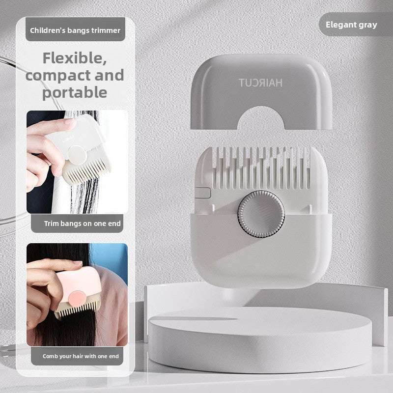 A Multi-functional Comb for Hair Trimming and Shaving, A Portable Two-in-one Household Hair Shaving Comb