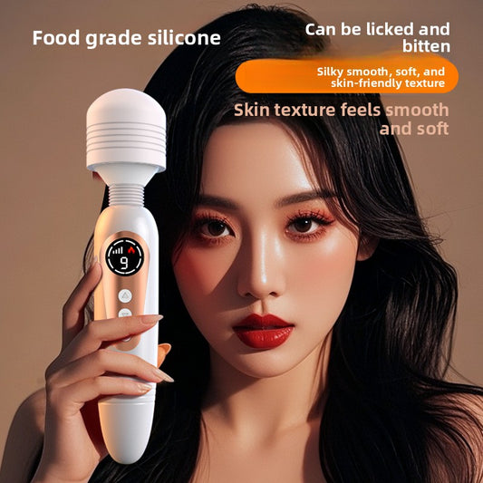 🔥Powerful Vibration! USB-Rechargeable Silicone Vibrator — Relieve Stress and Fatigue
