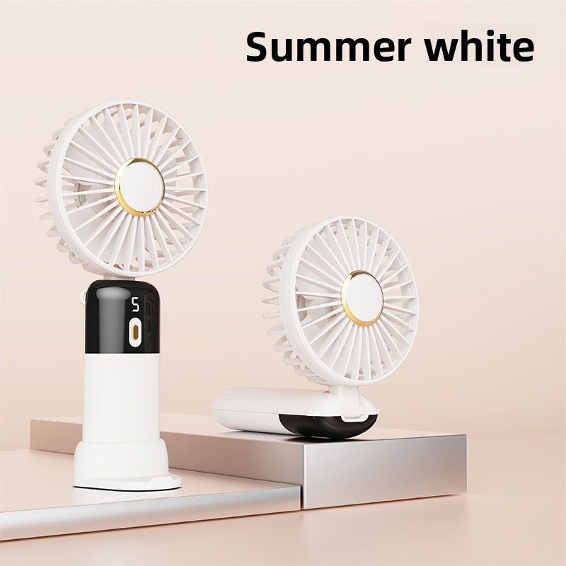 Portable, Silent Mini Desktop Folding Fan with Usb Charging